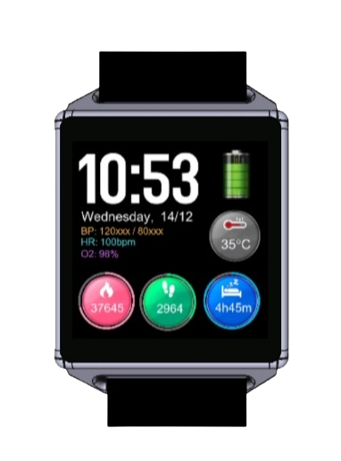 MediTest Smart Watch Health Tracker